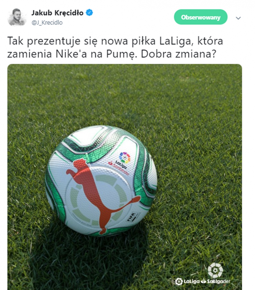 Nowa piłka na następny sezon LaLiga!